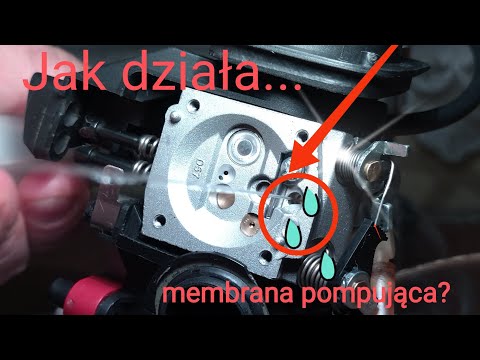 How does the pumping diaphragm of a 2T diaphragm carburetor work on chainsaws, brushcutters, and ...