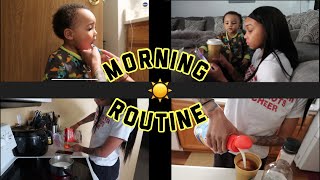 Morning Routine With a 1 year old || Last video of the Year!!!!