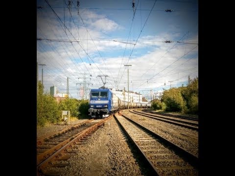 Auf dem Führerstand der Baureihe 145 von Rotenburg /Wümme nach Hamburg Unterelbe