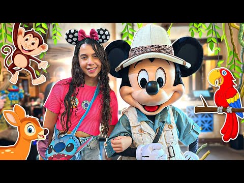 SARAH E SUA VIAGEM DE FÉRIAS NA DISNEY !!! Animal Kingdon | Sarah de Araújo