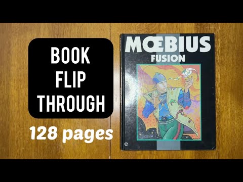 Moebius Fusion by Jean Giraud - Book flip through
