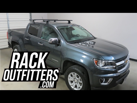 Chevrolet Colorado with Rhino-Rack Ditch Bracket Quick Mount Vortex Roof Rack