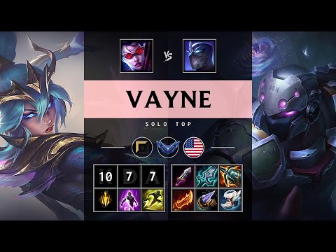 Vayne Top vs Shen - NA Diamond Patch 25.11