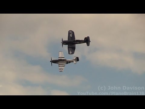 2017 Joint Base Andrews Air Show - Class of 45 - F4U Corsair & P-51D Mustang
