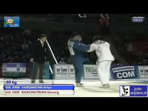 Judo 2010 Tblisi: Artur Vardanyan (ARM) - Gevorg Khachatrian (UKR) [-60kg].