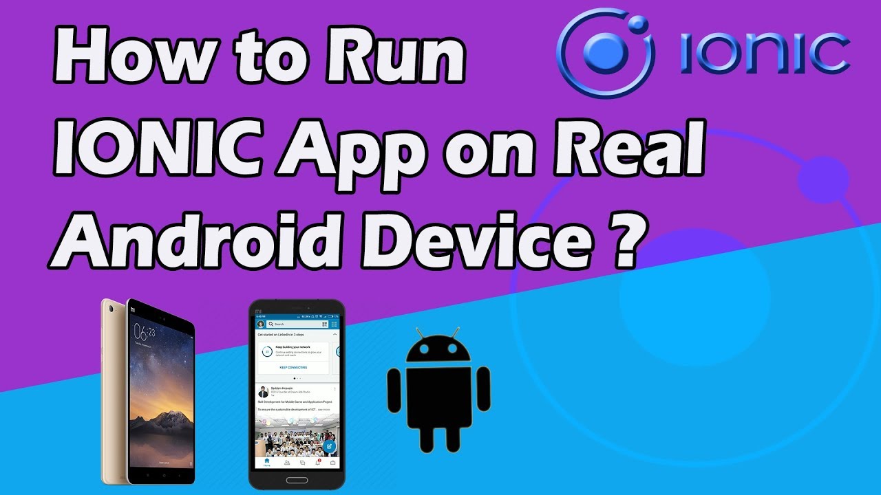How to Run Ionic [ Android ] App on Real Android  Device ? | Ionic Framework Tutorial