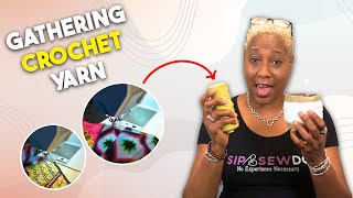 Learn How to Gather Fabric Using Crochet Yarn | Easy Sewing Tutorial for Beginners
