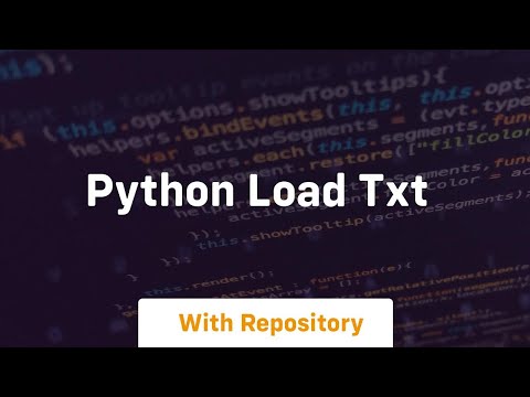 Python Load Txt