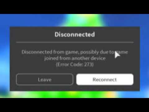 how to fix roblox error 273