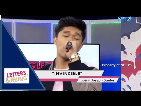 JOSEPH SANTOS - INVINCIBLE (NET25 LETTERS AND MUSIC)