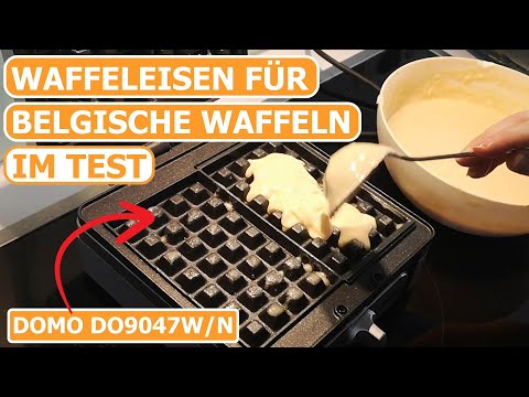 Waffle Maker Test: A Good Waffle Maker for Belgian Waffles? | DOMO (DO9047W/N)