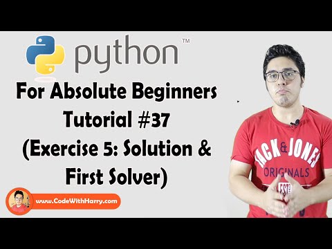 Exercise 5 Solution And First Solver | Python Tutorials For Absolute Beginners In Hindi 37