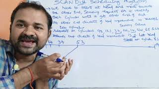 SCAN Disk Scheduling Algorithm || Operating System | OS