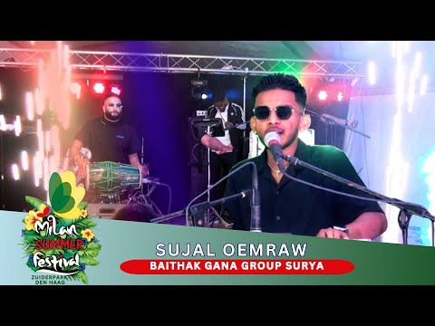 Sujal Oemraw met Baithak Gana Group Surya  | 40 jaar Milan Festival 2024