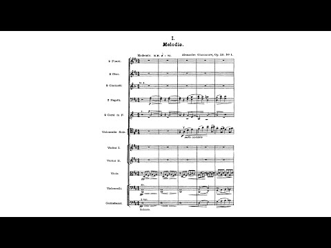 Glazunov: 2 Pieces for Violoncello and Orchestra, Op. 20 (with Score)