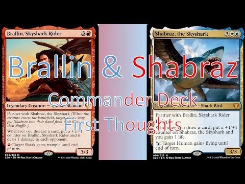 Brallin, Skyshark Rider & Shabraz, the Skyshark Commander Deck - First Thoughts