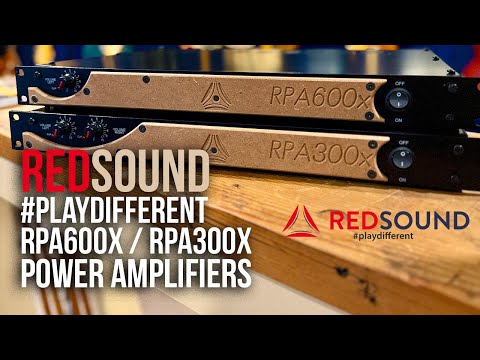 Redsound: RPA600x & RPA300x Power Amplifiers