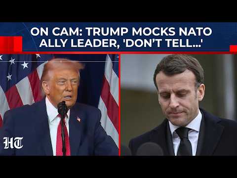 Watch: Trump’s Bizarre Claim About Macron And Drug Prices; 'Whatever You Want, Donald...' | France