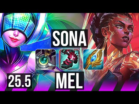 SONA & Ziggs vs MEL & Vayne (SUP) | 3/4/21 | NA Grandmaster | 25.5