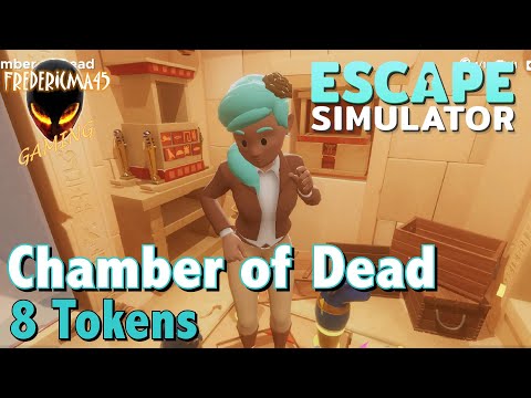 Escape Simulator : CHAMBER OF DEAD Labyrinth of Egypt / 8 Tokens Location - Cleaner Achievement