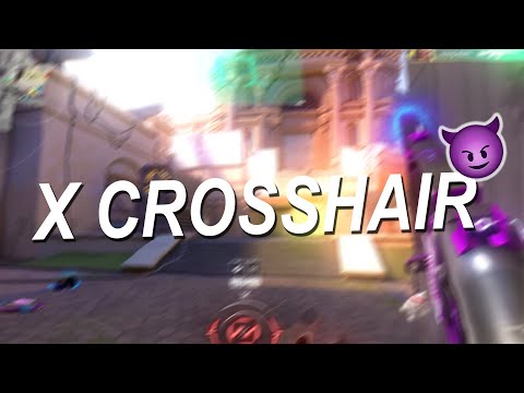 The "X" Crosshair Gave me AIMBOT ✖ (Valorant Montage + Settings ⚙)