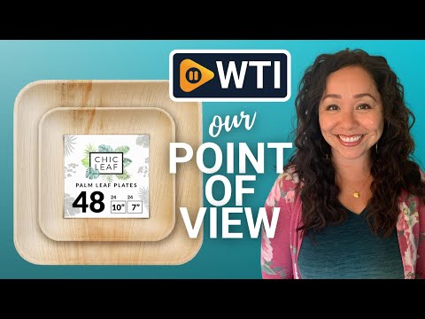 Chic Leaf Palm Leaf Plates - WTI product video review