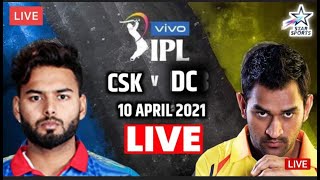 Csk Vs Dc Live Match Today | IPL 2021 Live Match Today | IPL 2021 Live. live ipl match today online