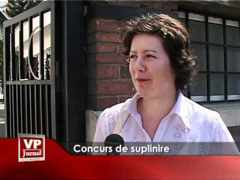 Concurs de suplinire