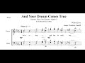 the Beach Boys - And Your Dream Comes True transcription