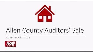 Allen County to auction tax-forfeited properties Nov. 13