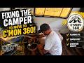 SETTING UP THE CAMPER READY TO GO tiny house, homesteading, off-grid, cabin build, DIY, HOW TO