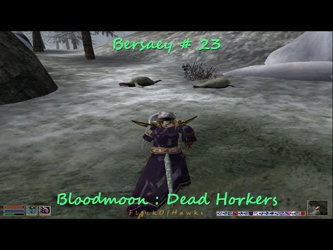 Bersaey 023 : Horker Corpse Loot , 44' | Morrowind w/QTMod