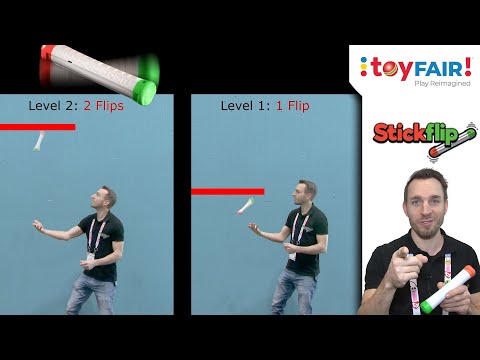 Bopit Inventor Loves the Stick Flip @Toy Fair 2025