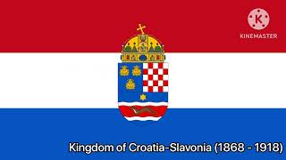 Historical flags of Croatia 🇭🇷