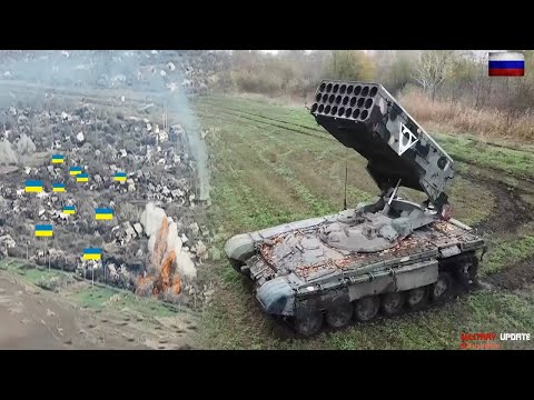 Panic Moment, TOS-1: Heavy Flamethrower wipe out Ukrainian soldiers