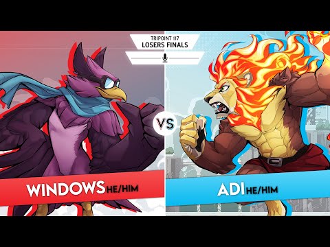 Tripoint 117 - Losers Finals - Windows (Wrastor) Vs Adi (Zetterburn)