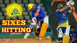 Ms Dhoni Batting Practice In Nets | Ipl 2021 | Sixes Hitting | Csk Practice Session 2021 | Part 2