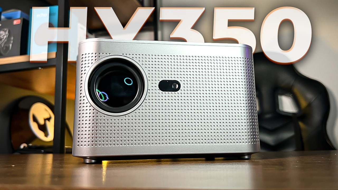 o melhor de todos! PROJETOR HY350 - 4K, Android e 15000 Lumens! Unboxing e testes