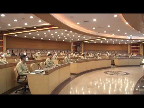 Press Release No 72/2021, 240th Corps Commander's Conference - 8 Apr 2021 (ISPR Official Video)