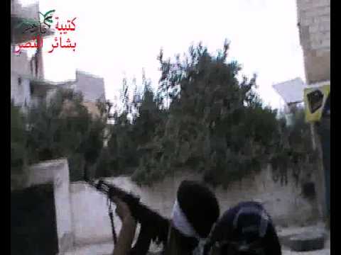 اشتباكات تخوضها كتيبة بشائر النصر مع قوات النظام ضمن مجريات معركة السيطرة على مدينة حارم في ريف إدلب