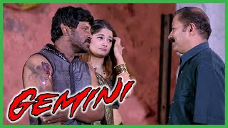Gemini Tamil Movie | Mass Climax Scene | Vikram | Kiran Rathod | Kalabhavan Mani