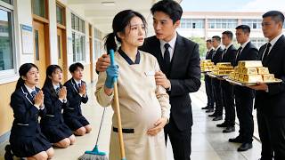 💕سخر الجميع من عاملة نظافة حبلى وصماء… ولم يعلموا أن والد طفلها CEO! الآن سيدفعون الثمن!