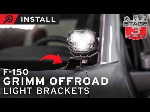 2021-2022 F-150 Grimm Offroad Hood Hinge Light Bracket Install
