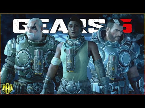 HIVEBUSTER ESCAPE CUTSCENES: GEARS TACTICS CHARACTERS - GEARS OF WAR 5