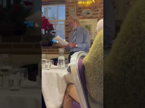 DHBT Trustee, Allan Morrison's, speech at Derek Latham's tribute event - November 2025