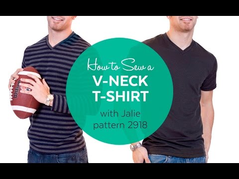 2918 V-Neck T-Shirt // Video tutorial– Jalie