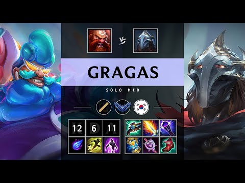 Gragas Mid vs Viktor - KR Diamond Patch 25.15