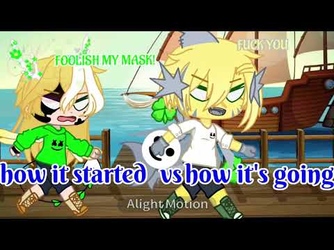 How It Started Vs How It's Going[]meme[]my au[]ft. Foolish and Dream[]Read Description!