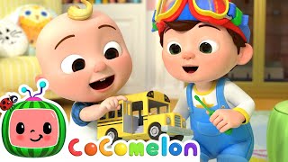 Wheels On The Bus Song (Pretend Play Edition) | CoComelon Nursery Rhymes &amp; Kids Songs