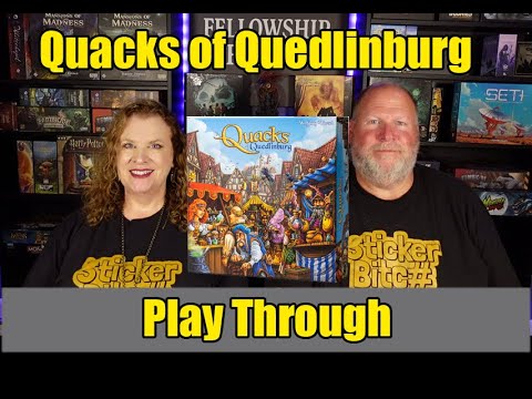 Playthrough of the Quacks of Quedlinburg boardgame